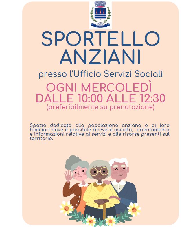 Sportello anziani presso servizi sociali