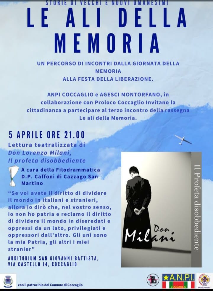 LE ALI DELLA MEMORIA - Storie di vecchi e nuovi umanesimi