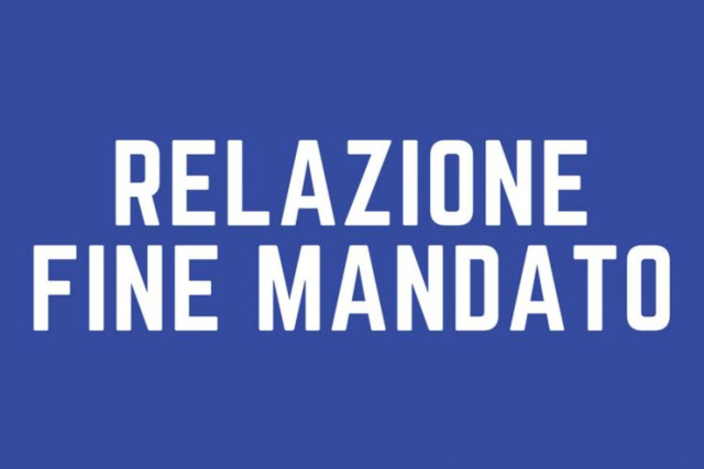 Relazione di fine mandato anni 2019-2023