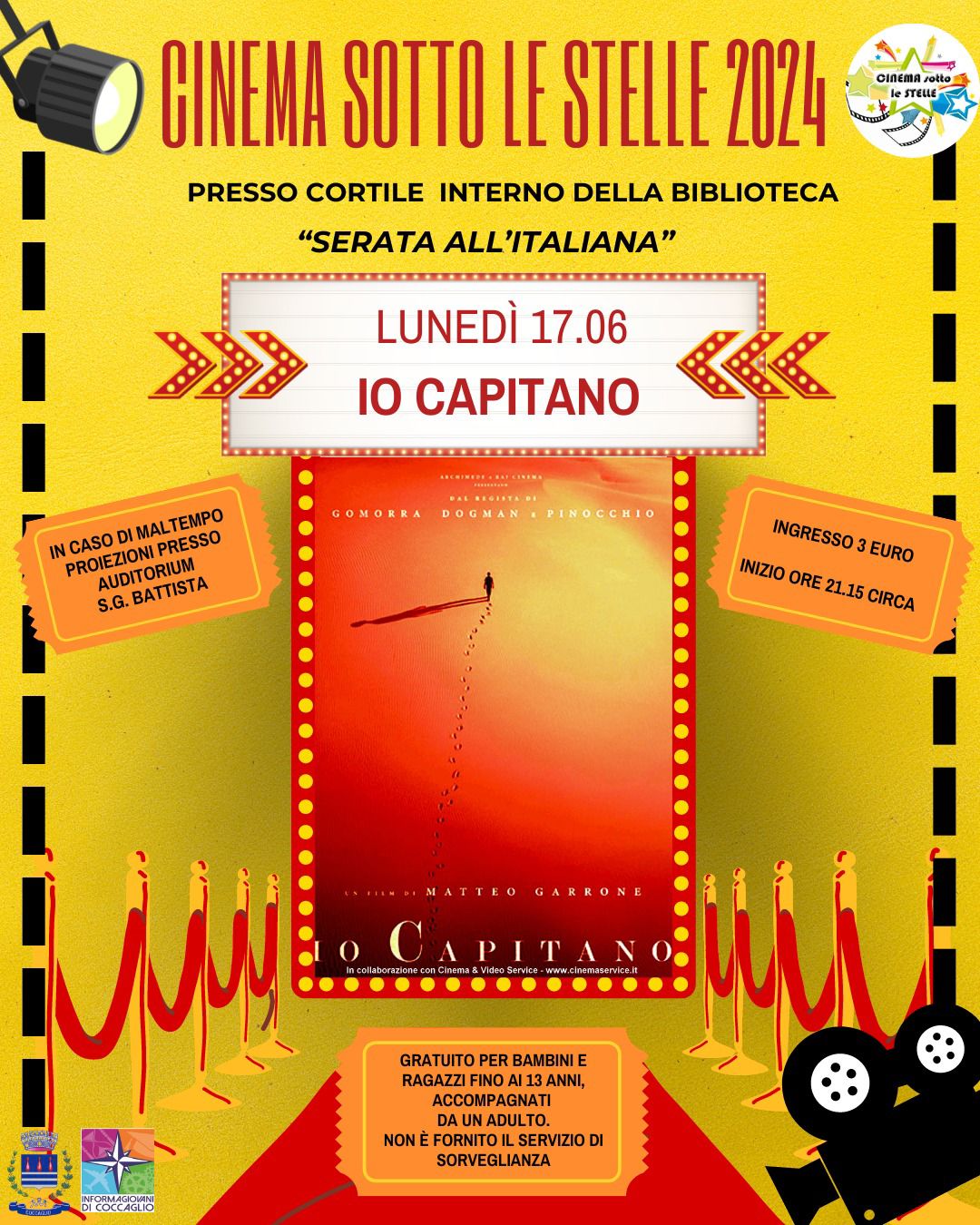  CINEMA SOTTO LE STELLE - IO CAPITANO 