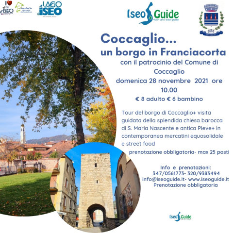 Coccaglio..un borgo in Franciacorta TOUR DEL BORGO 28/11/2021
