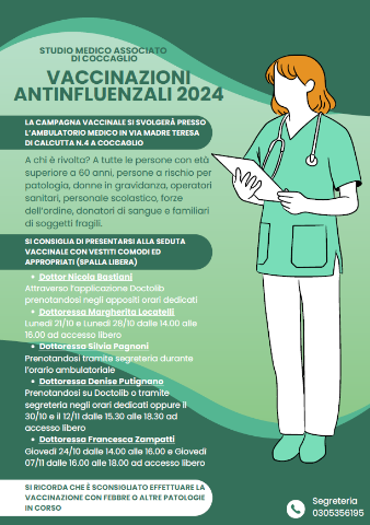 Vaccinazione antinfluenzale 2024