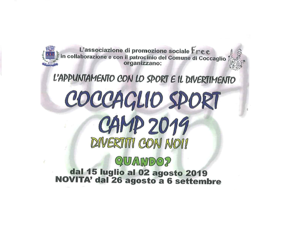 Sport camp 2019
