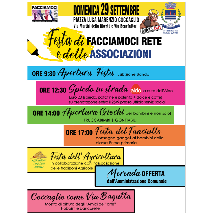 Festa di Facciamoci Rete e Associazioni