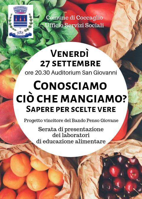 Conosciamo ciò che mangiamo
