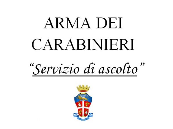 Sportello ascolto per anziani a cura dei Carabinieri Stazione di Cologne BS