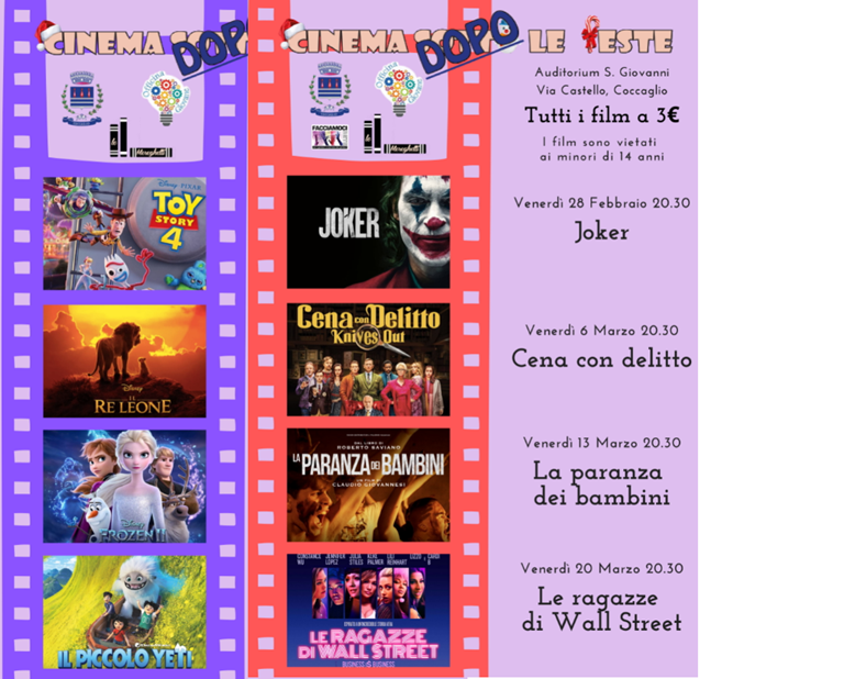 Cinema dopo le Feste