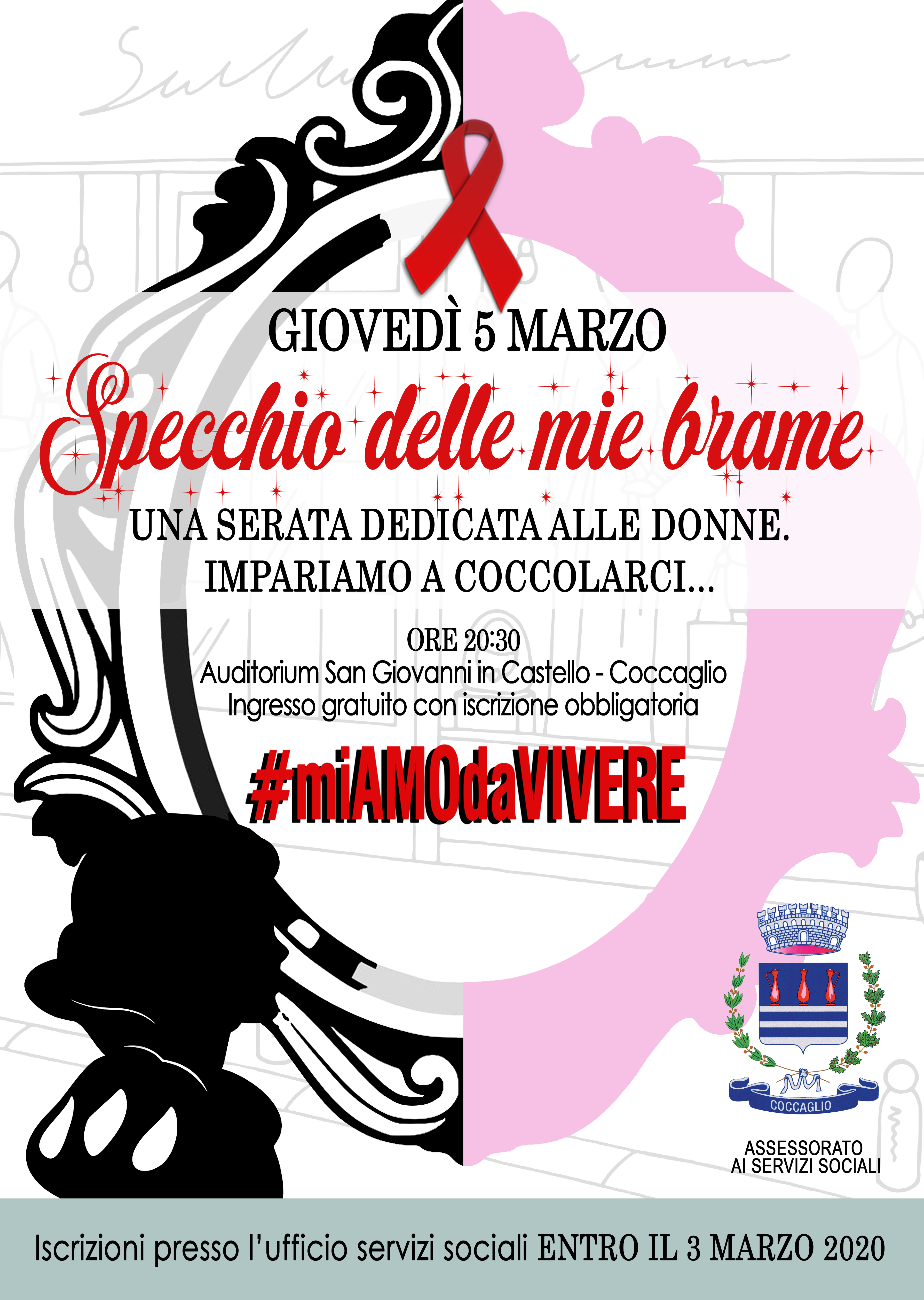 Specchio delle mie brame: una serata dedicate alle donne. Impariamo a coccolarci..