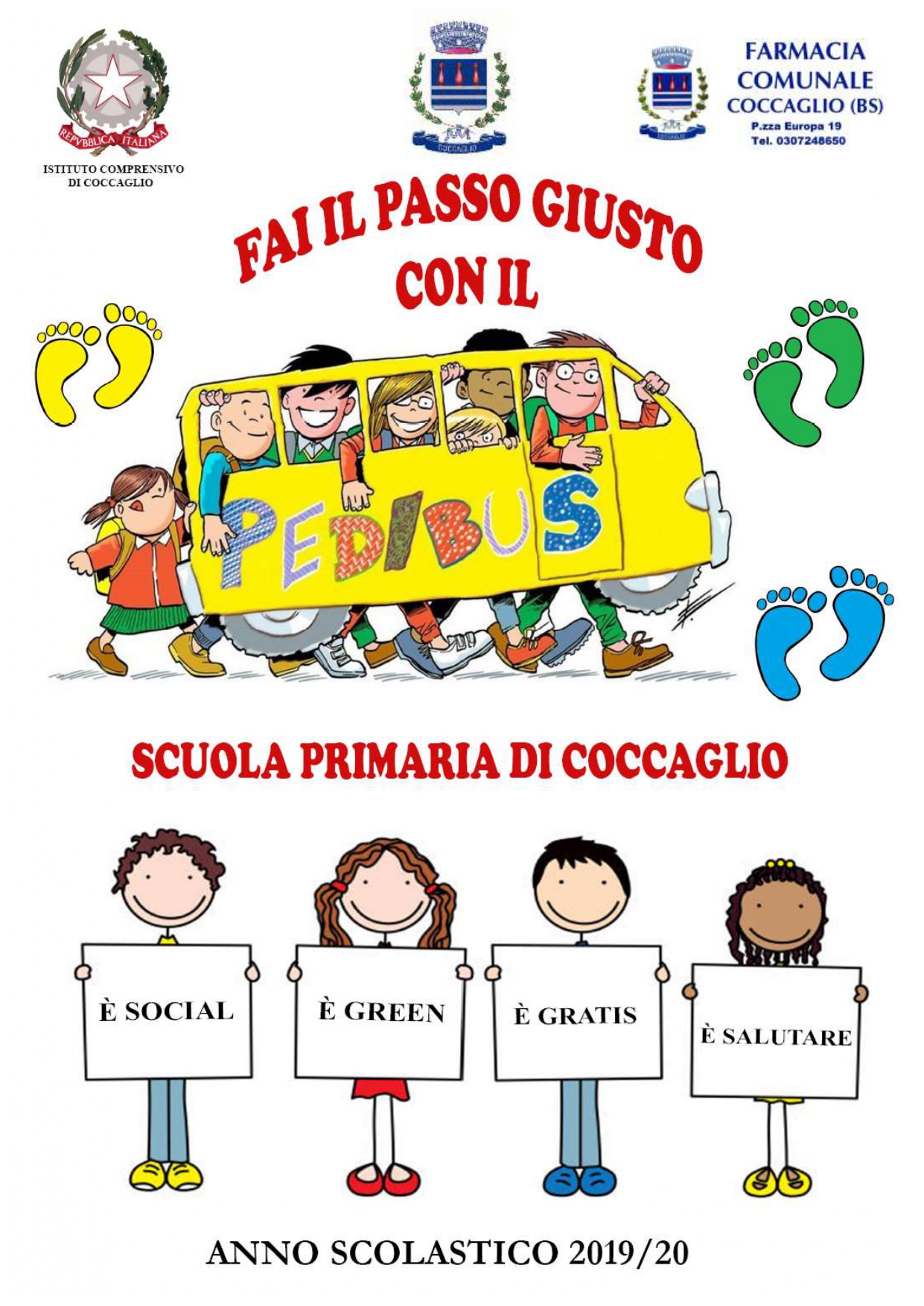 Parte il servizio pedibus: il modo più ecologico, economico, salutare e socializzante per andare a scuola